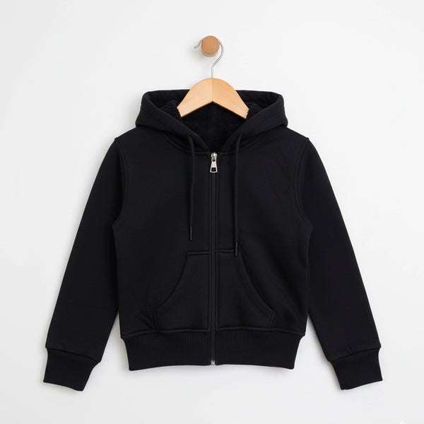 Unisex Sherpa-Lined Zip Jacket