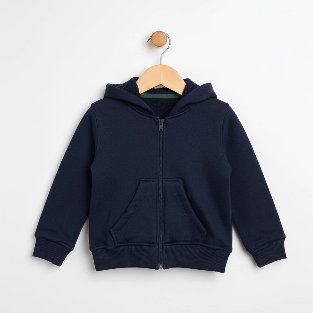 Unisex Sherpa-Lined Zip Jacket | Ages 2Y–6Y