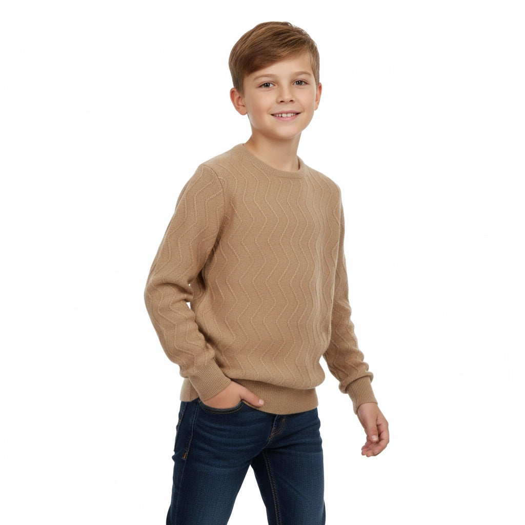 Waves Knitted Pullover | Ages 8Y-14Y