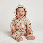 Christmas Hooded Baby Onesie | 0M–18M
