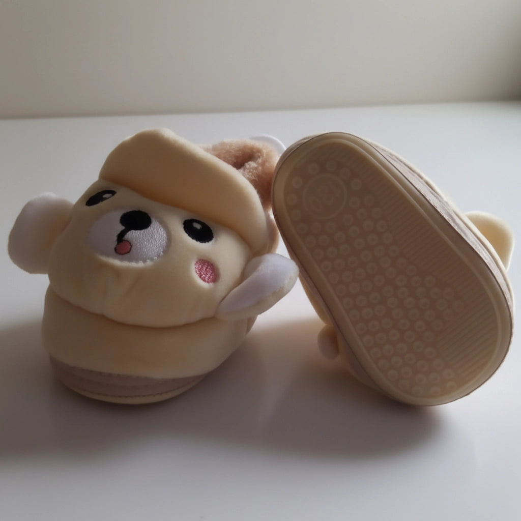 Bear Hug Plush Home Boots | Ages 6M–18M