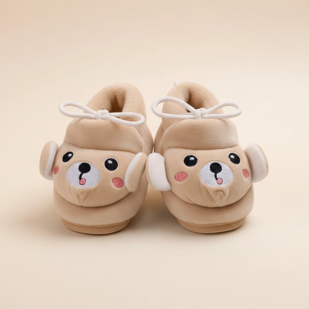 Bear Hug Plush Home Boots | Ages 6M–18M