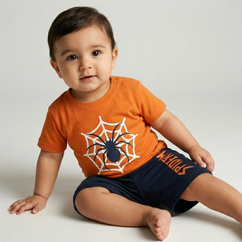 Spider Web Pajama | Ages 9M-24M