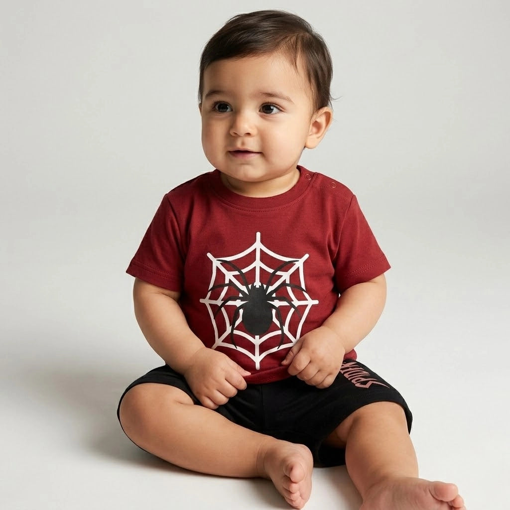 Spider Web Pajama | Ages 9M-24M