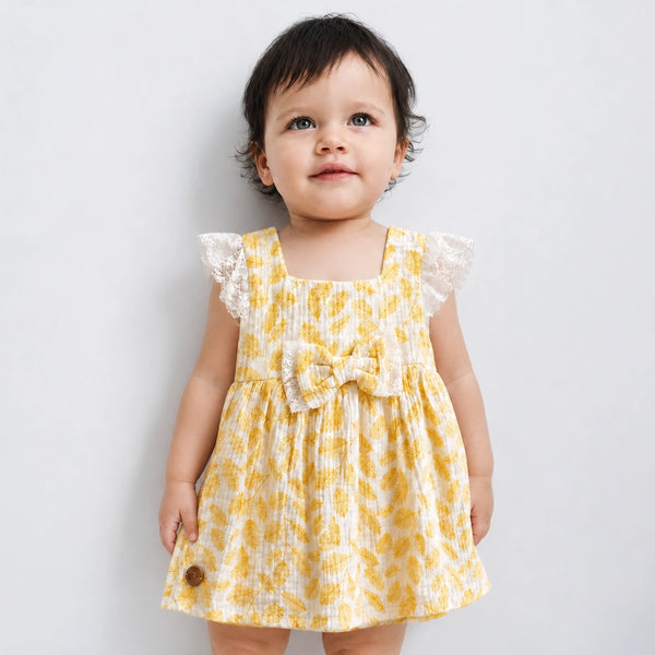 Lace Leaf Baby Dress