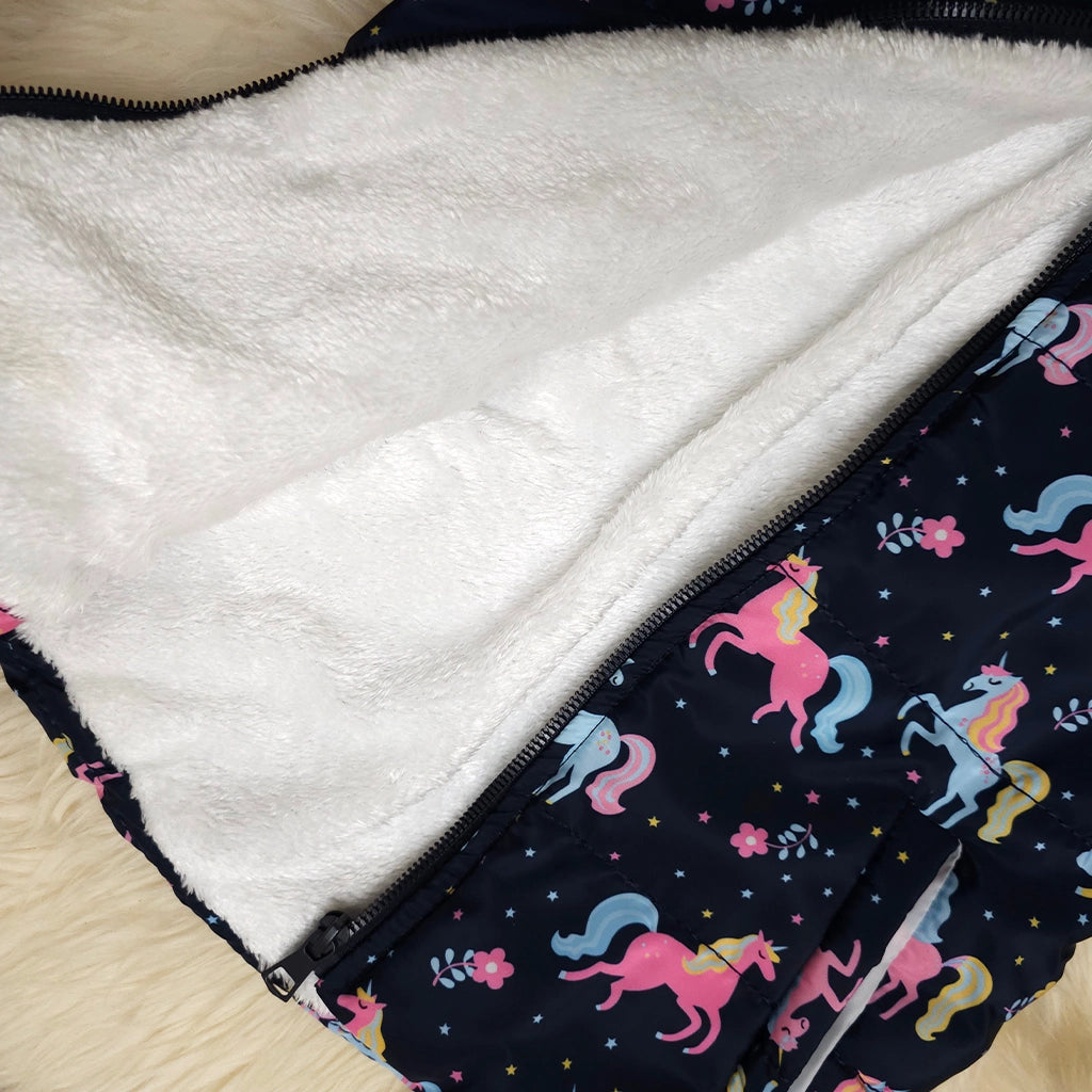 Unicorn Puffer Jacket | Ages 1Y-8Y