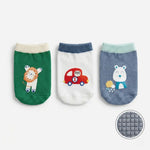 Little Explorers Grip Socks Pack | Ages 6M–12M