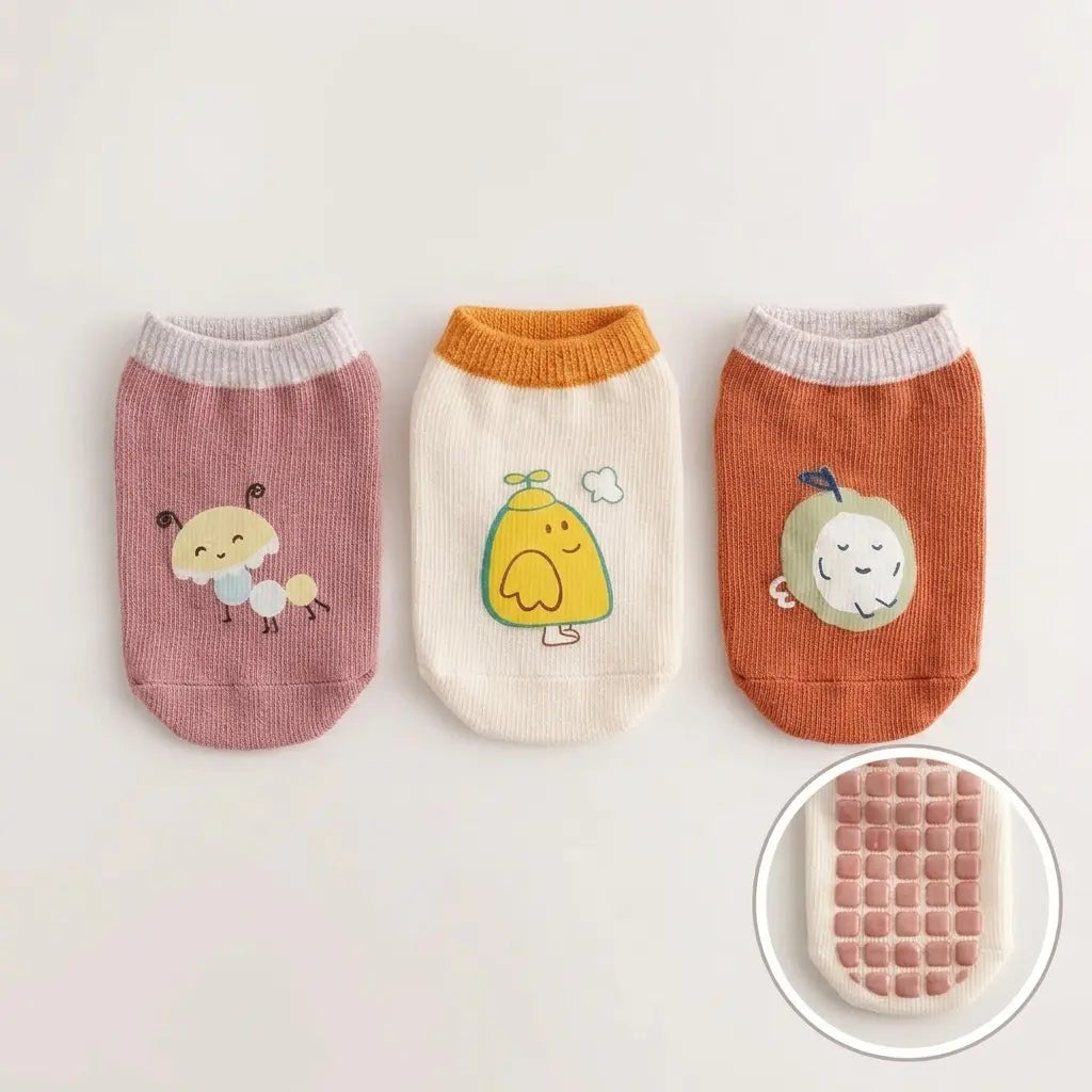 Sweet Critters Grip Socks Pack | Ages 6M–12M